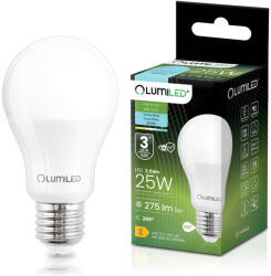 Lumileds LED izzó E27 A60 2, 5 W = 25 W 275 lm 6500 K Hideg 260° LUMILED (LUMLEDJ0001C)
