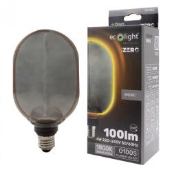 ECOLight LED izzó O100 E27 4W 100lm 1800K Meleg izzószálas Dekoratív ZERO Ecolight (ECOLED3008)