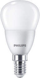 Philips LED izzó E14 gömb alakú P45 6W = 48W 620lm 2700K Meleg Essential Philips (8719514313248)