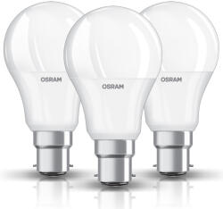 OSRAM 3PAK LED izzó B22d A60 8.5W = 60W 806lm 2700K Meleg 360° OSRAM (4052899961531)