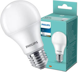 Philips LED izzó E27 A60 9W = 65W 900lm 3000K meleg tejes PHILIPS (8718699630584)