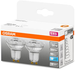 OSRAM 2x GU10 LED izzó 4.3W = 50W 350lm 4000K Semleges 36° OSRAM STAR (4058075452473)