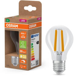 OSRAM LED izzó A60 E27 3, 8 W = 60 W 806 lm 2700 K Meleg 320° Szabályozható CLASSIC Osram (4099854265488)