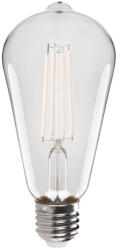 Kanlux LED izzó XLED W E27 ST64 7W 806lm 2700K meleg izzószál KANLUX (KANXLED0600)