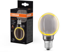 OSRAM LED dekoratív izzó G80 gömb alakú E27 4W = 12W 110lm 1800K Meleg 330° Füstölt izzószálas, szabályozható fényerővel Vintage 1906 Osram (4058075846142)