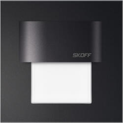 SKOFF LED lépcsőlámpa 0, 4W 6500K 10V DC IP20 matt fekete TANGO MINI Skoff (SKOPR0435)