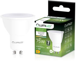 Lumileds LED izzó GU10 spotlámpa PAR16 8W = 75W 800lm 4000K semleges 120° LUMILED (LUMLEDF5124)
