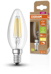 OSRAM LED izzó B35 gyertya E14 2.9W = 40W 470lm 2700K Meleg 300° Szabályozható ENERGY CLASSIC EFFICIENCY Osram (4099854065989)