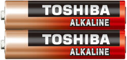 Toshiba RED ALKALINE LR03 AAA 1, 5V alkáli elemek FILM 2db (TOSBAT0235)