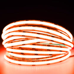 ECOLight LED szalag COB szalag 12V 45W 2400LED NEON Narancs 8mm 5m (ECOTAS1705)