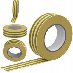 ECO Light Erős PVC szigetelőszalag, vízálló, 15 mm x 0, 13 mm, sárga-zöld, 10 m, Ecolight (ECOKAB0240A)