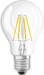 OSRAM LED izzó A60 E27 4W = 40W 470lm 2700K meleg FILAMENT Fehér LEDVANCE (4099854069697)