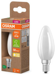 OSRAM LED izzó B35 gyertya E14 1.2W = 25W 255lm 2700K Meleg 330° 213lm/W KLASSZIKUS ENERGIAHATÉKONYSÁG Osram (4058075839267)