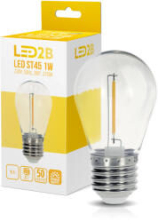 Kobi LED izzó E27 gömb alakú 1W 50lm 3000K Meleg 220° Kobi (KOBZAR1348)