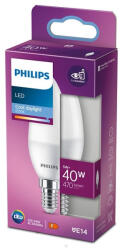 Philips LED gyertyakörte E14 B35 4.9W = 40W 470lm 6500K Cold PHILIPS (8719514309586)
