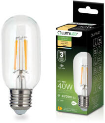 Lumileds LED izzó E27 T45 IZZÓSZÁLAS 4W = 40W 470LM 3000K Meleg 360° Dekoratív LUMILED (LUMLEDL0050)