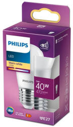 Philips LED izzó Globe E27 P45 4, 9W = 40W 470lm 2700K meleg PHILIPS (8719514309869)