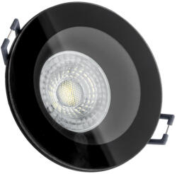 idealed AQUA HALOGÉN lámpatest süllyesztett fix kerek fekete GU10 IP44 (IDEAOPR0957)