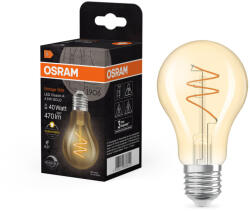 OSRAM LED dekoratív izzó A60 E27 4, 9 W = 40 W 470 lm 2700 K Meleg CRI90 300° Izzószálas, szabályozható fényerővel Vintage 1906 Osram (4058075836600)