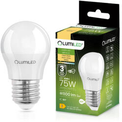 Lumileds LED izzó E27 gömb alakú P45 10W = 75W 1100lm 3000K Meleg 180° LUMILED (LUMLEDH0026)