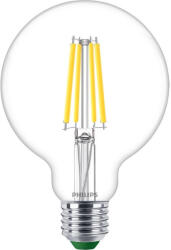 Philips LED Globe izzó E27 210lm/W G95 4W = 60W 840lm 4000K semleges izzószál PHILIPS Ultra Hatékony (8720169202726)