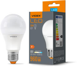 Videx LED izzó E27 A60 10W = 70W 960lm 6000K Hideg 240° Videx (VIDLED0040)