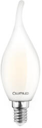 Lumileds LED láng izzó BA35 E14 7W = 60W 770lm 4000K semleges 360°-os izzószál tejszerű LUMILED (LUMLEDG0510)