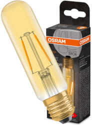 OSRAM Dekoratív LED izzó E27 TUBULAR 2.5W = 20W 200lm 2000K Meleg 300° Izzószál OSRAM Vintage 1906 (4099854091858)