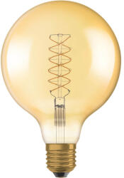 OSRAM Dekoratív LED izzó E27 G125 4, 8W = 37W 420lm 2200K Meleg 320°-os izzószál szabályozható OSRAM Vintage 1906 (4058075761650)
