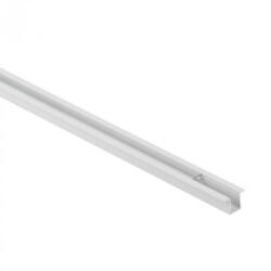 Ecolight Süllyesztett LED alumínium profil fehér 1m átlátszó borítással LED szalagokhoz + végzárókkal PW Ecolight sorozat (ECOPRO0500P)