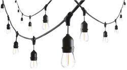 Masterled LED girland fényfüzér 15x E27 fekete IP44 15m Masterled (LVTOPR3520)
