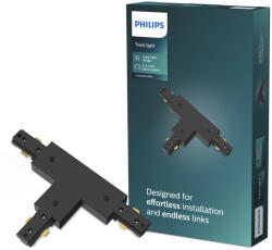 Philips T-csatlakozó egyfázisú LED világítósínekhez, fekete, Philips EasyLink (8721103040497)