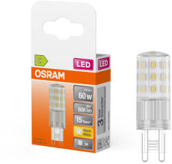 OSRAM LED kapszulaizzó G9 4, 9 W = 60 W 806 lm 2700 K Meleg 320° LED PIN Osram (4058075840522)