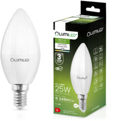 Lumileds LED CANDLE izzó B35 E14 2.5W = 25W 249lm 4000K Semleges 180° LUMILED (LUMLEDG0001C)