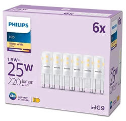 Philips LED izzó G9 KAPSZULA 1.9W = 25W 220lm 2700K Meleg PHILIPS (8720169302099)
