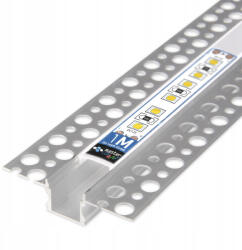Masterled Profil LED szalagokhoz eloxált 1m GK Masterled (LVTOPR0096)