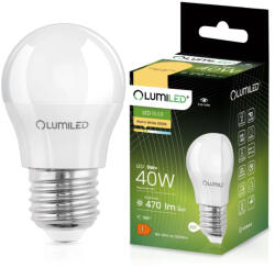 Lumileds E27 P45 LED izzó 5W = 40W 470lm 3000K 180° LUMILED (LEDZARMI044)