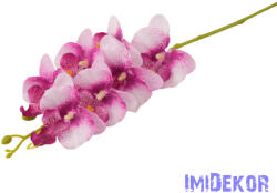  Orchidea 7 fejes ág 62cm - Cirmos Rózsaszín