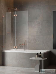 Radaway Essenza Pro PND II 140B balos kádparaván, szálcsiszolt réz 10102140-93-01L (10102140-93-01L)