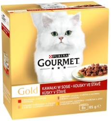 Gourmet Gold konzerv macskáknak marha, pulyka, kacsa, lazac, csirke 86x85g