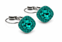 Aphrodité Párna APHRODITÉ PÁRNA kapcsos fülbevaló -12 mm (blue zircon zöld) (2026050502)