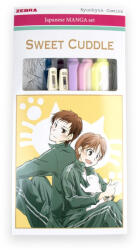 Zebra Írószer készlet, Zebra Manga Set, Sweet cuddle, 5 darabos (56532) - mystock