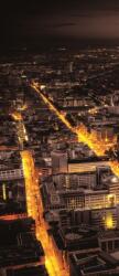 Consalnet View City Aerial of Frankfurt poszter, fotótapéta (91 x 211 cm) (C1-327VET)