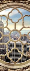 Consalnet New York ablakból poszter, fotótapéta (91 x 211 cm) (C1-2395VET)