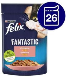 FELIX Fantastic tasak macskáknak lazac zselében 26x85 g