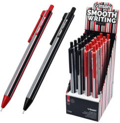 Vinson Golyóstoll nyomógombos 0, 7mm Vinson Line F4 vegyes test displ 24 db/display (F4) - mystock