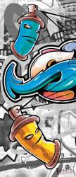 Consalnet Graffiti öntapadós poszter, fotótapéta (91 x 211 cm) (C1-2294SKT)
