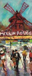 Consalnet Moulin Rouge öntapadós poszter, fotótapéta (91 x 211 cm) (C1-168SKT)