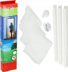  Szúnyogháló Ajtóra függöny szúnyogok legyek ellen 220x95 cm (3 pasy, kolory: biały)