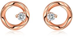  Shiny circle fülbevaló rosegold